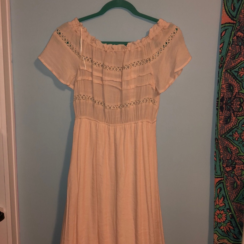 Midi off the shoulder Dress